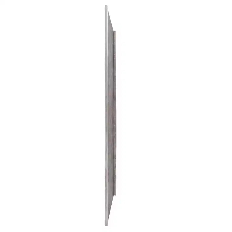 Specchio da parete rettangolare incorniciato 60" x 18" – Finitura argento screziato