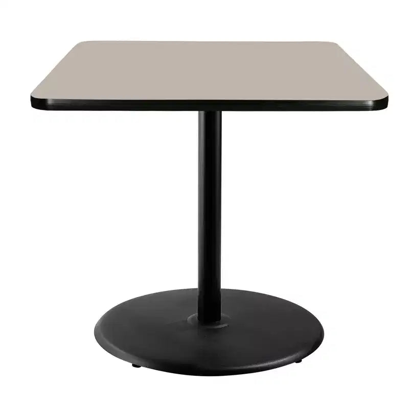 Hampden Furnishings 36" Bennet Collection Square Dining Table Black/Gray Nebula