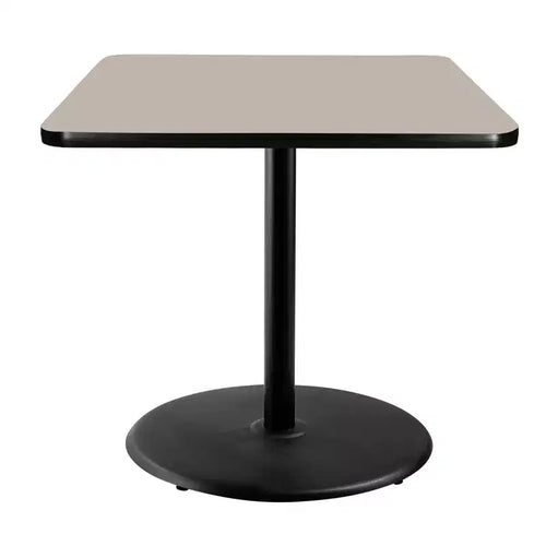 Hampden Furnishings 36" Bennet Collection Square Dining Table Black/Gray Nebula