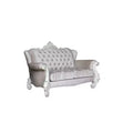 Acme Furniture Versailles Sofa Ivory Fabric/Bone White Finish
