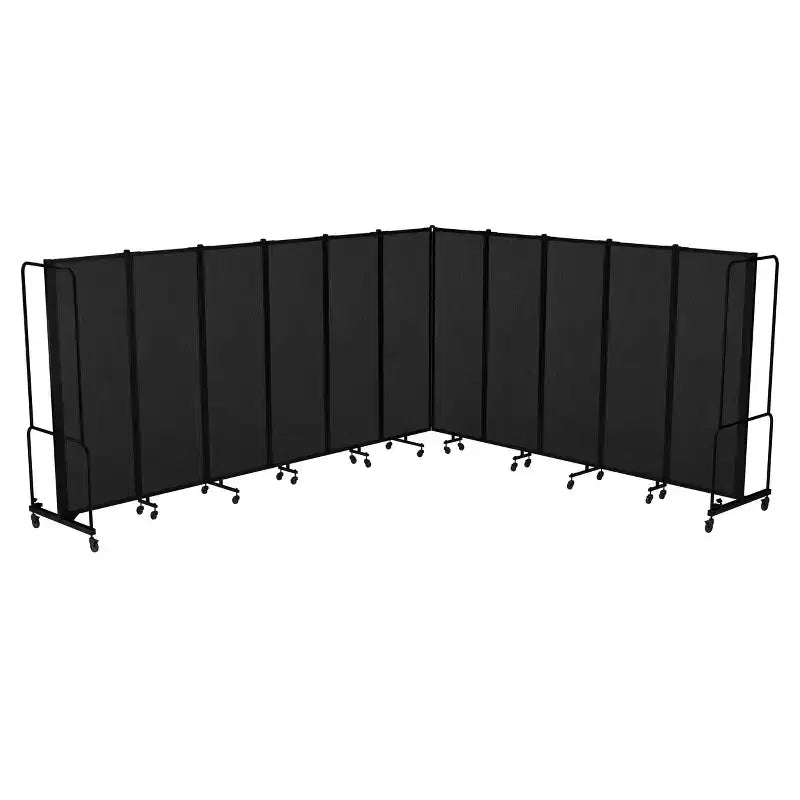 Divisorio portatile a 11 pannelli - Nero