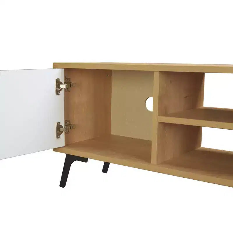 Mobile TV per TV fino a 70" - Rovere Chiaro