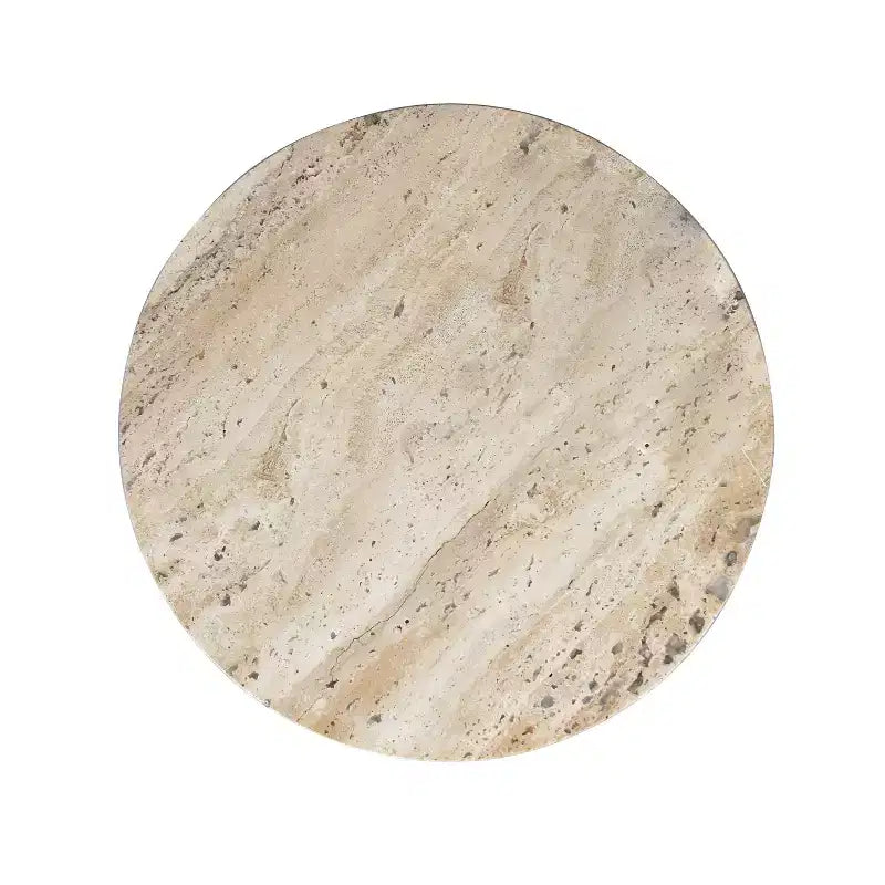 Tavolino da salotto a X in marmo naturale da 45,08 cm
