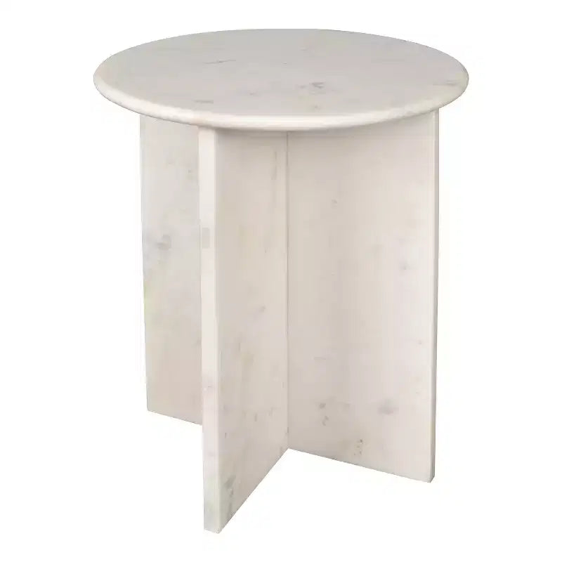 Tavolino da salotto a X in marmo naturale da 45,08 cm