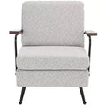 Lohan Arm Chair - ACH5201A - Light Grey/Gold - Safavieh