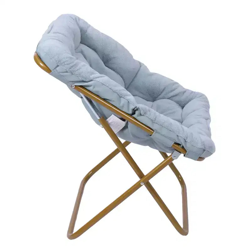 Sedia a disco pieghevole oversize per dormitorio e camera da letto