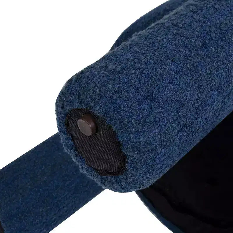 Pouf rotondo completamente rivestito da 20,5"