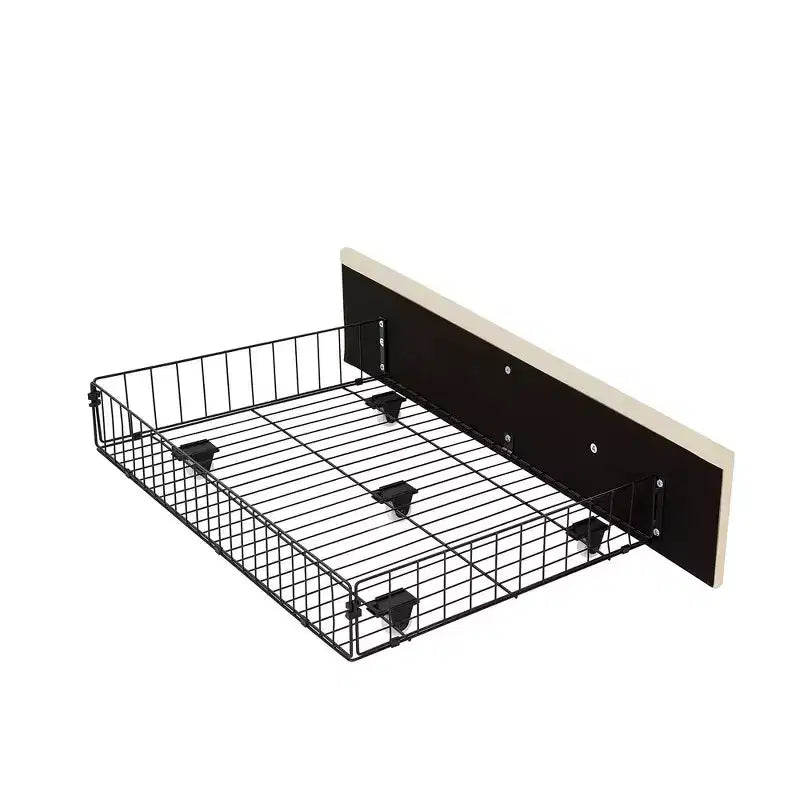 Letto imbottito con piattaforma, ricarica USB e cassetti portaoggetti