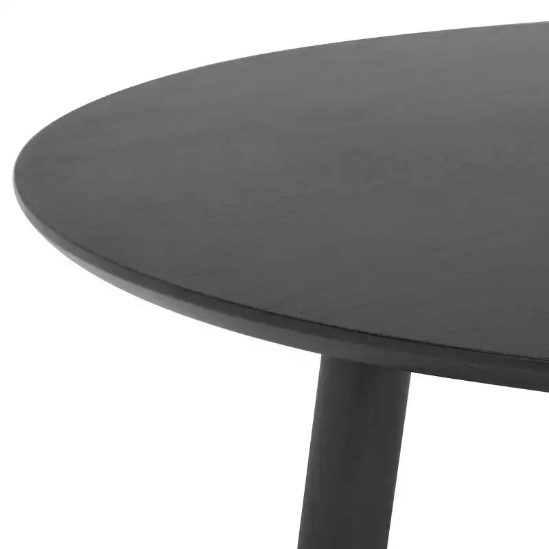 Tavolino da Caffè Rotondo - Nero/Oro